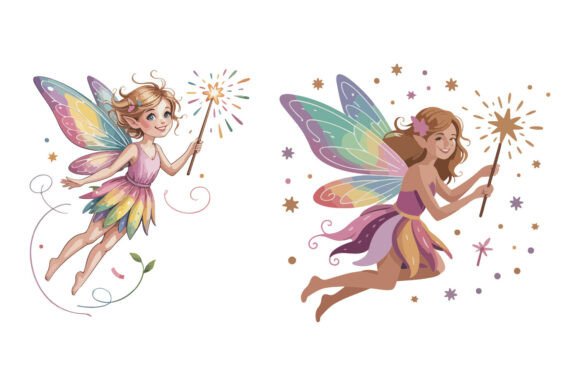 Download Birthday Angels Character Clipart Design - Premium Resources